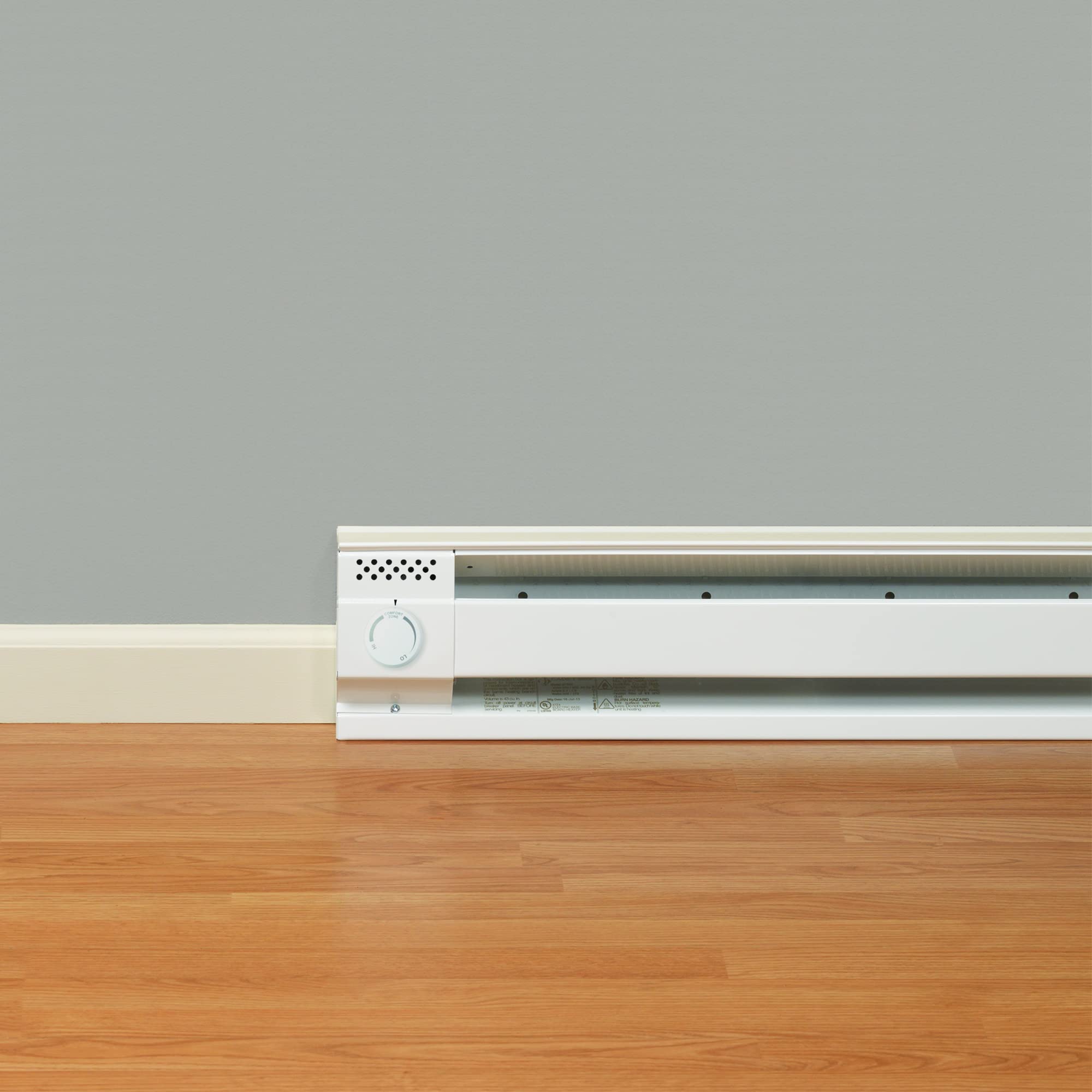 Cadet BTF2W end mount installation demonstrates simple setup at heater end