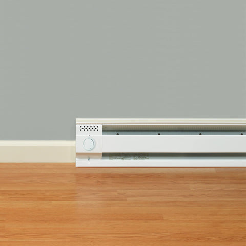 Cadet BTF2W end mount installation demonstrates simple setup at heater end