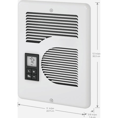 Cadet Energy Plus compact design ready for easy wall installation.