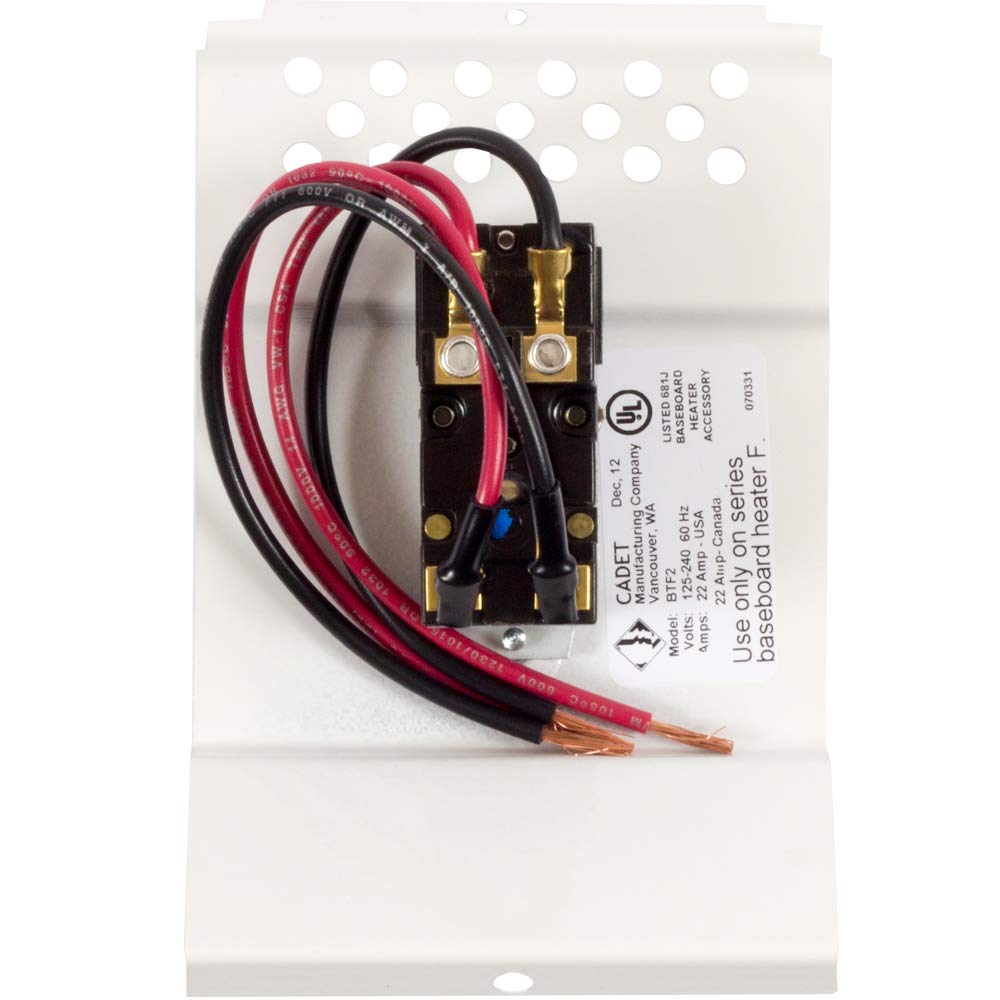 Cadet F-series baseboard compatibility ensures seamless integration with Cadet heaters