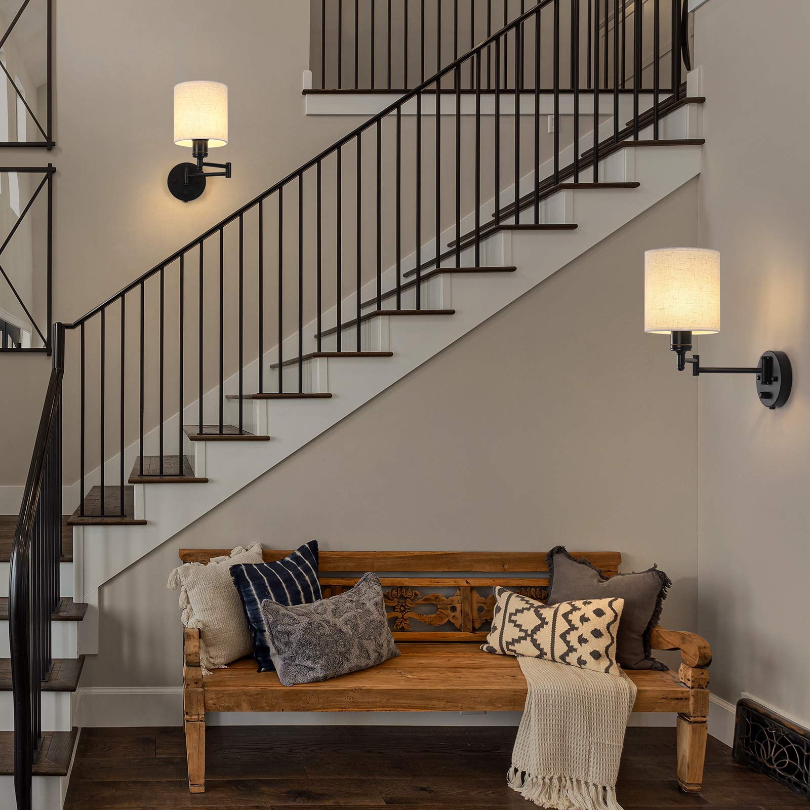 CADUKE adjustable swing arm with 270-degree head for targeted illumination.