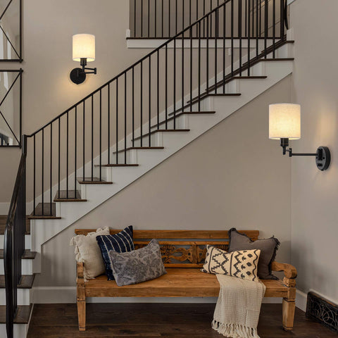 CADUKE adjustable swing arm with 270-degree head for targeted illumination.