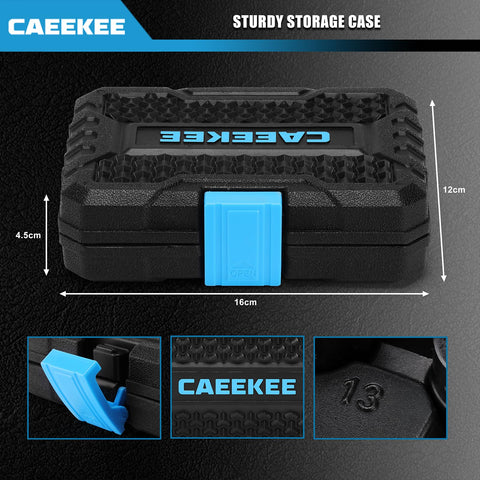 CaeeKee metric size range 6-19mm covers common automotive fasteners