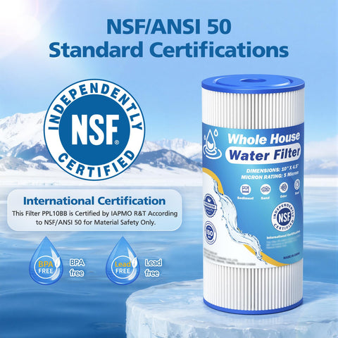 Caehomly 5 micron 10x4.5 filter compatibility list demonstrates broad system fit for many brands.