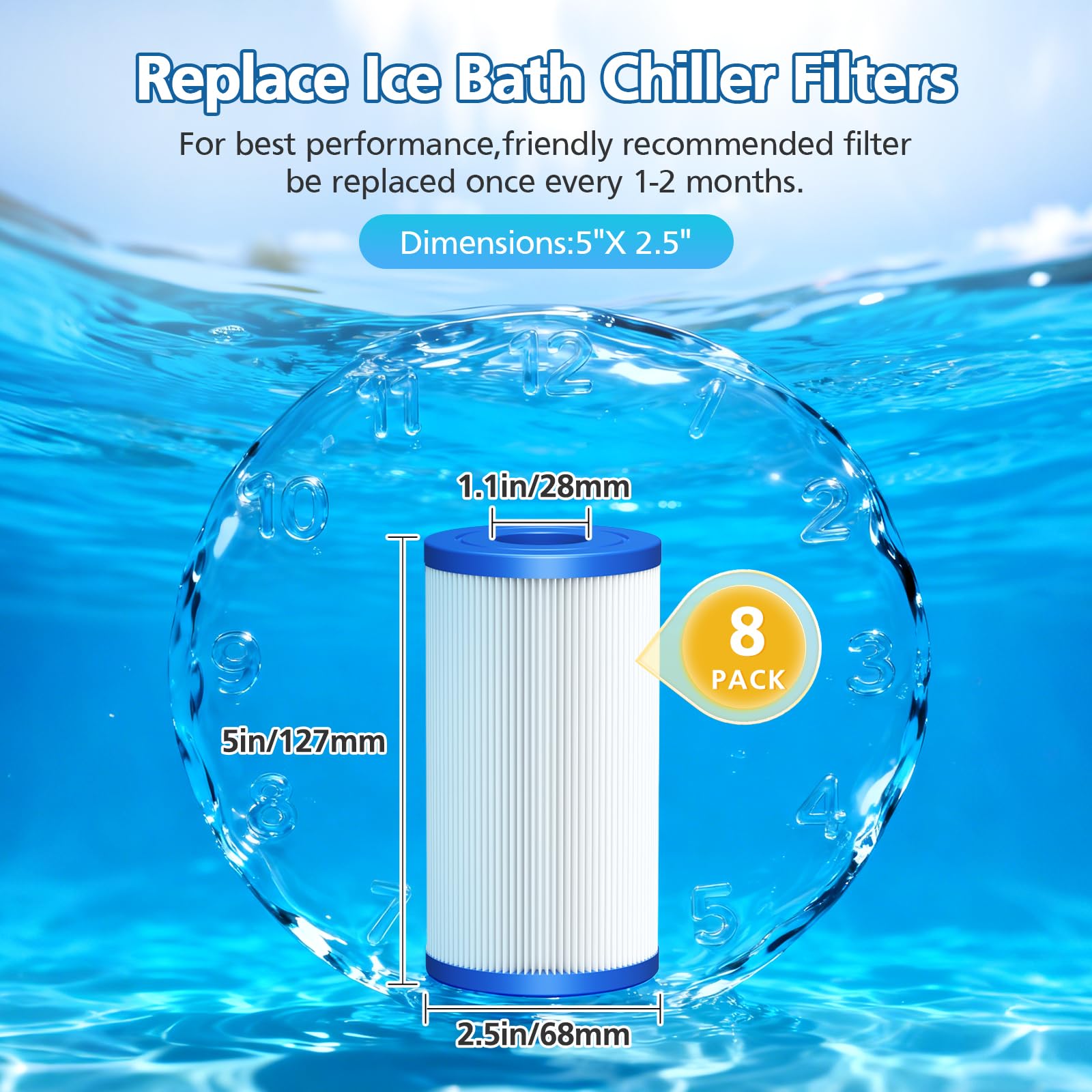 Caehomly easy-clean design lets you rinse and restore performance quickly.