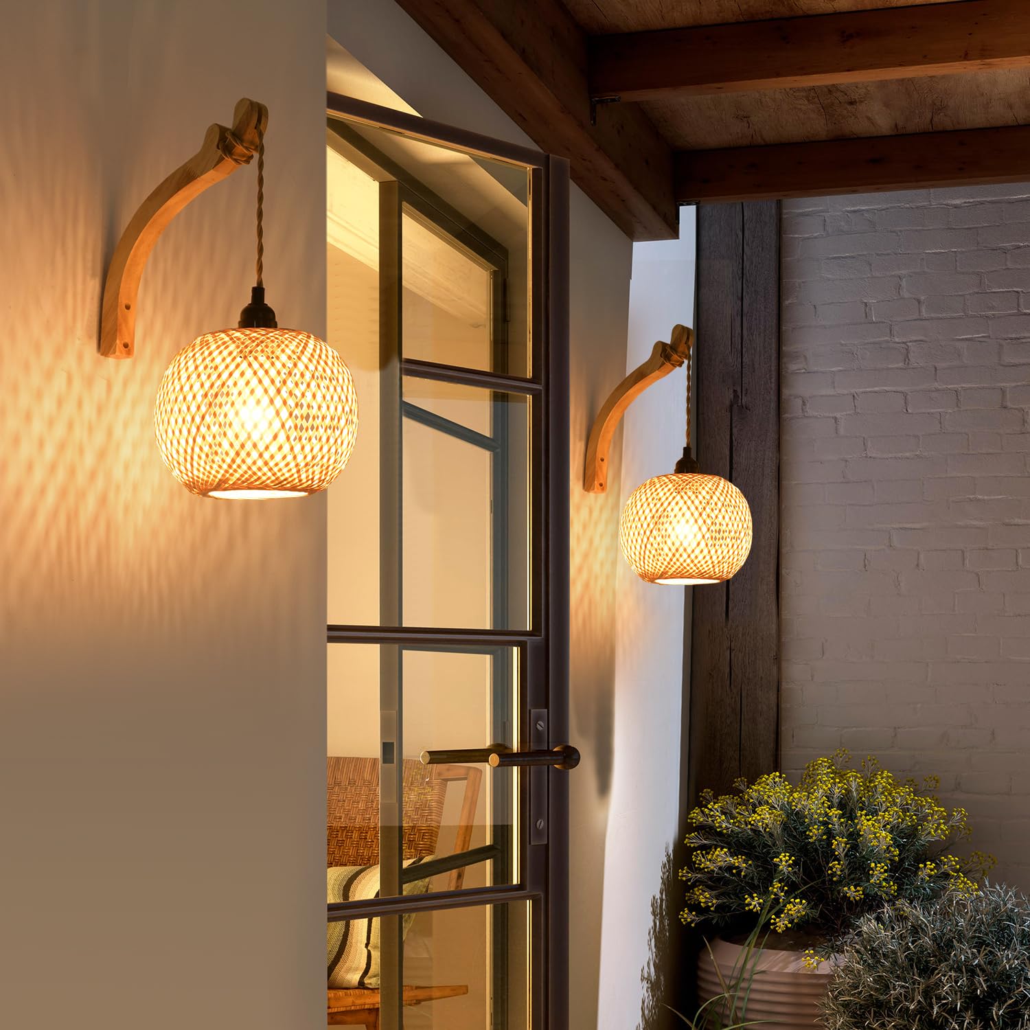 CAFULAM bedroom setup shows warm lighting ideal for reading and relaxing