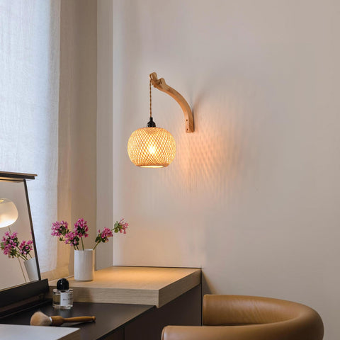 CAFULAM wooden holder detail showcases sturdy support for wall mount style