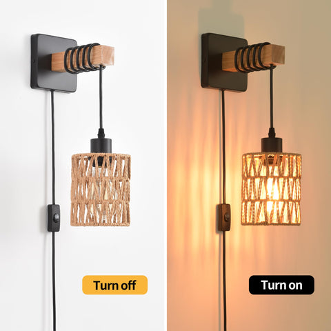 CAFULAM rustic wall sconce packaging check ensures safe shipping