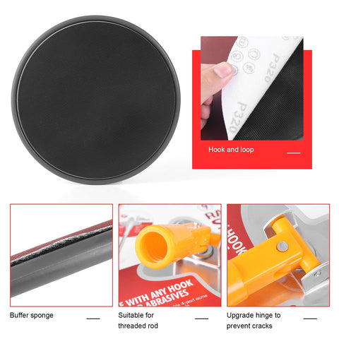 Cagaloi drywall sander in use on ceilings ensures even, consistent finish.