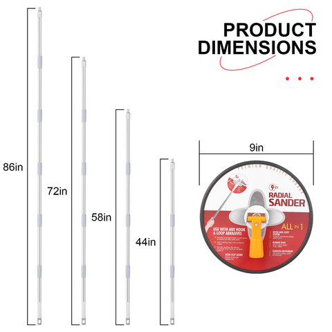 Cagaloi drywall sander sanding discs 80-240 grit for durable, smooth results.