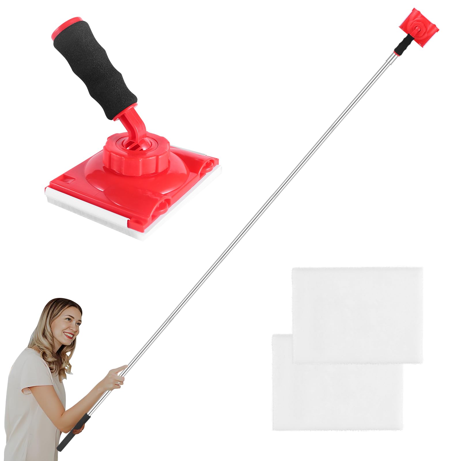 Cagaloi Paint Edger Tool extendable rod for precise edge lines around walls