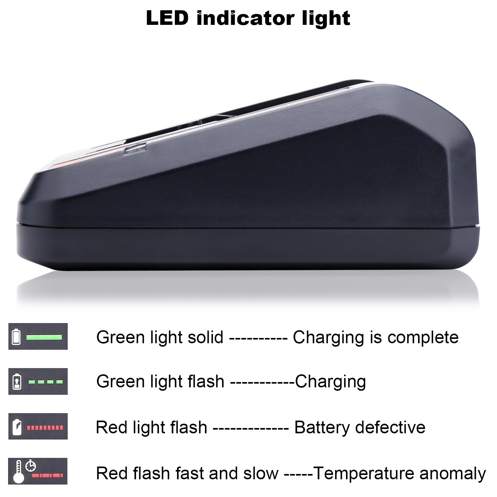 Cailingbat 20V fast charger with LED indicator for easy charging status