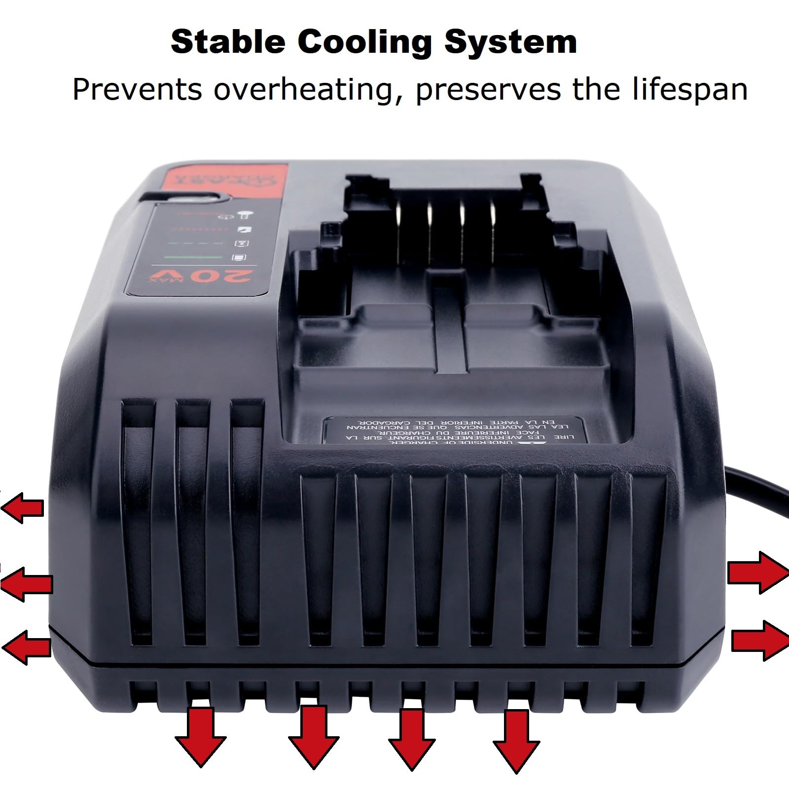 Cailingbat charger safety protections against over-charge and short circuits