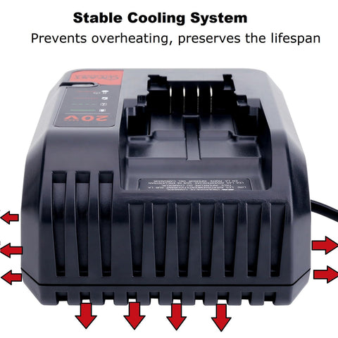 Cailingbat charger safety protections against over-charge and short circuits