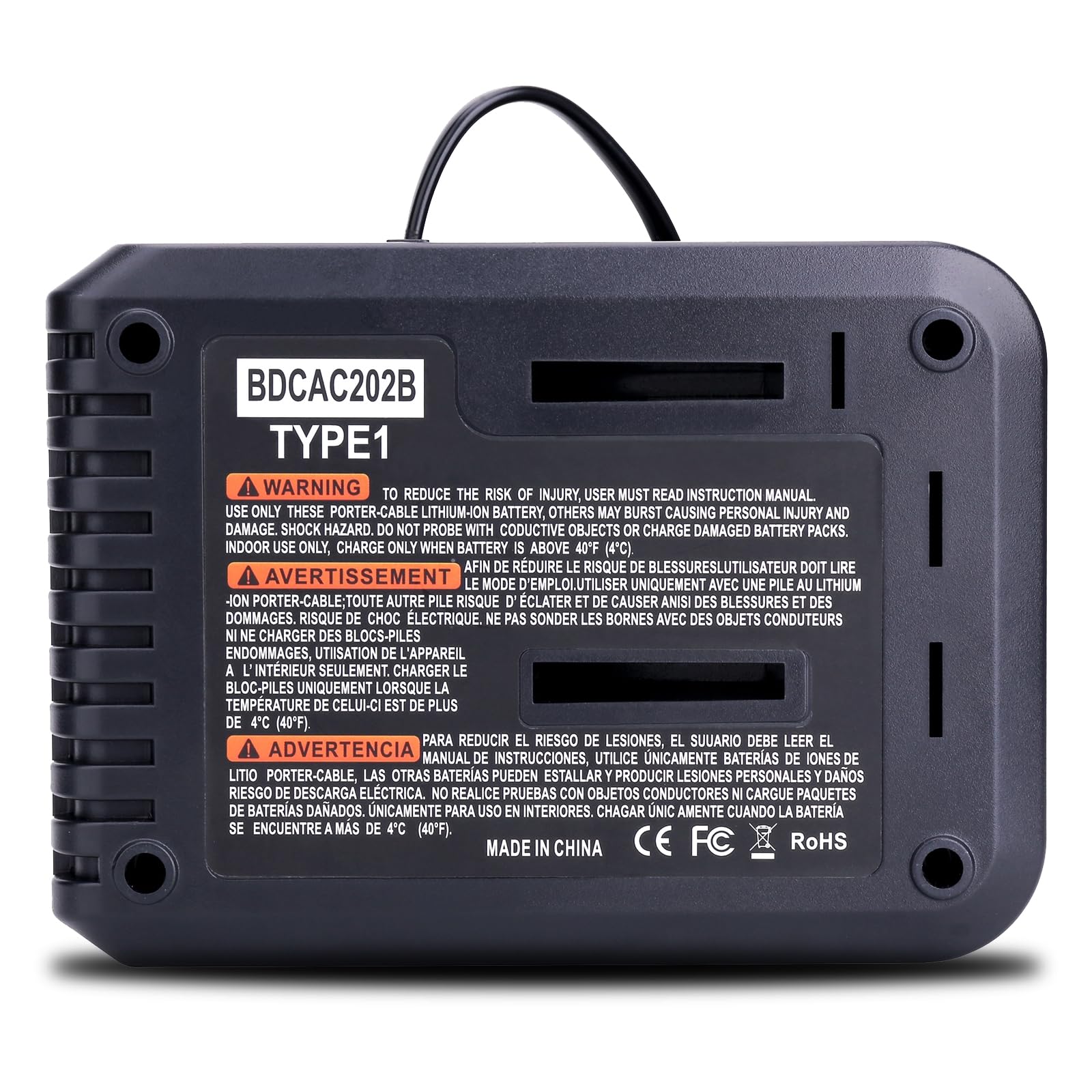 Cailingbat charger with RoHS CE compliance for safe, reliable power