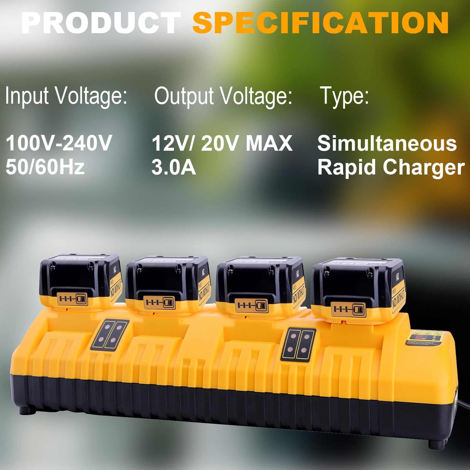 Cailingbat DCB104 fast-charge ports for quick replenishment