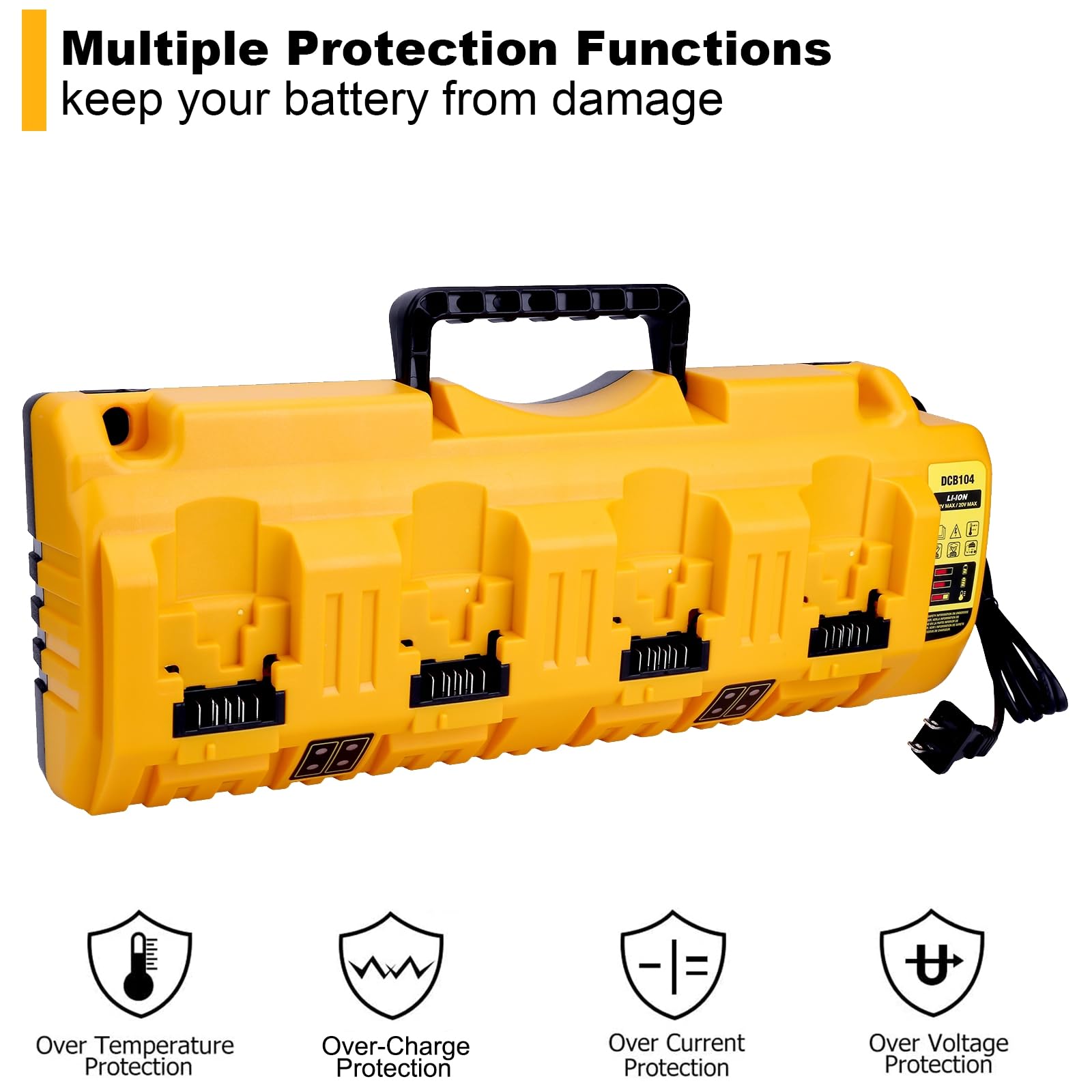 Cailingbat DCB104 foldable handle enables easy transport