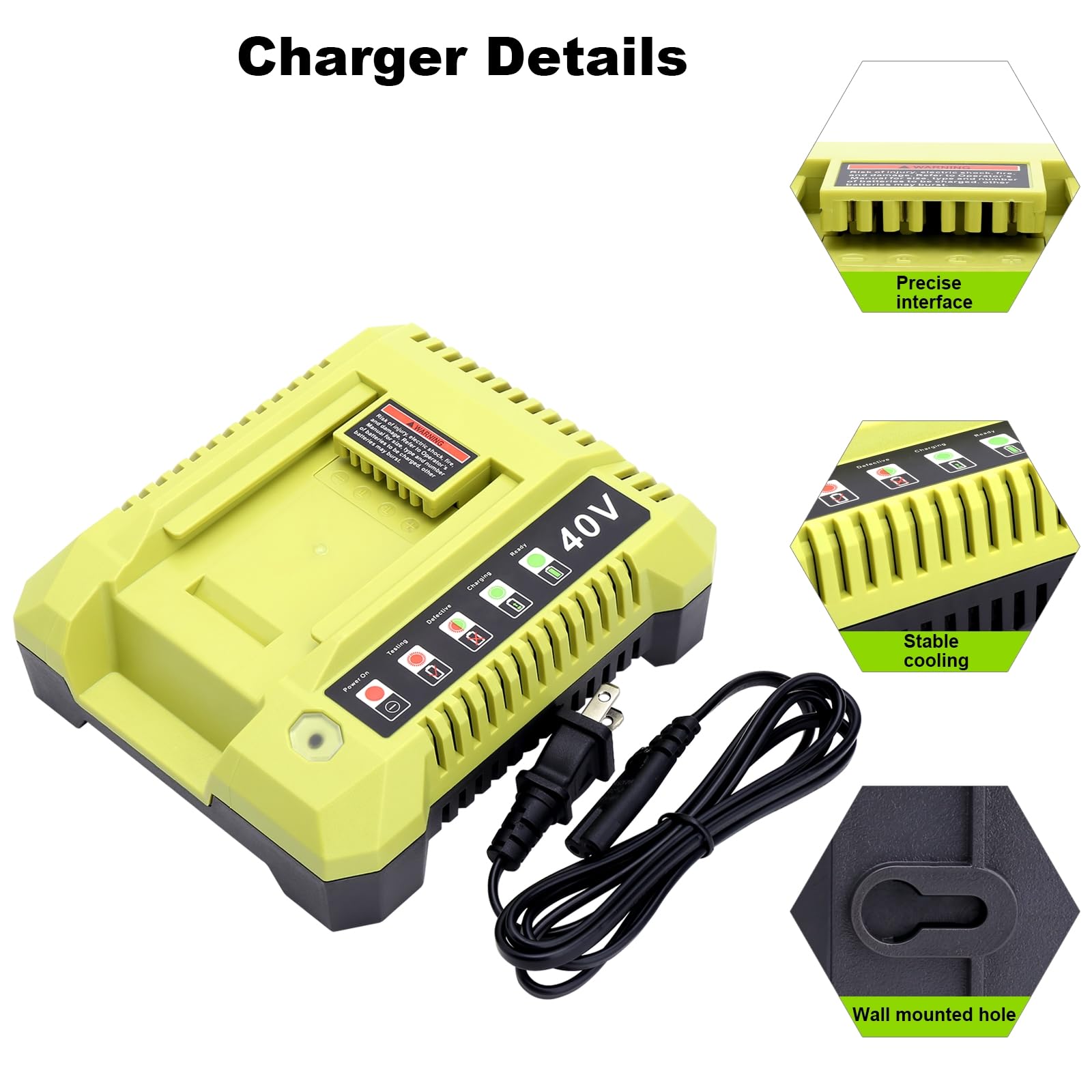 Cailingbat protections guard against temperature, voltage, and current spikes.