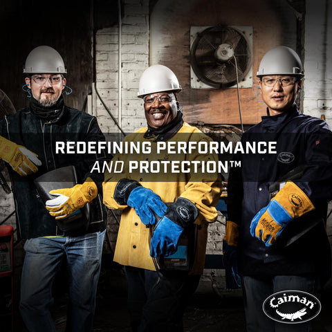 Caiman premium gloves deliver long-lasting wear with premium split cowhide