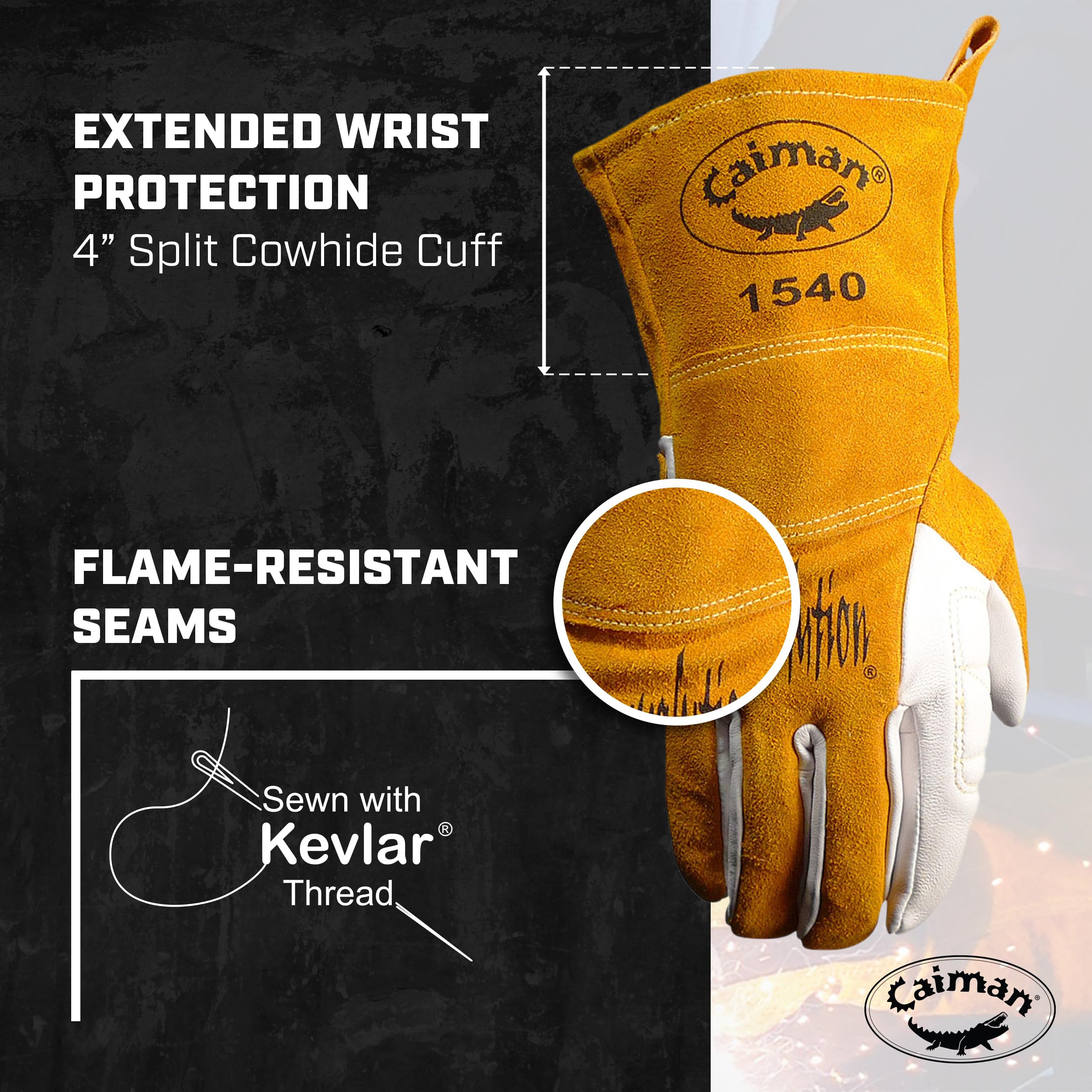 Caiman Kontour wrist design delivers secure, comfortable fit