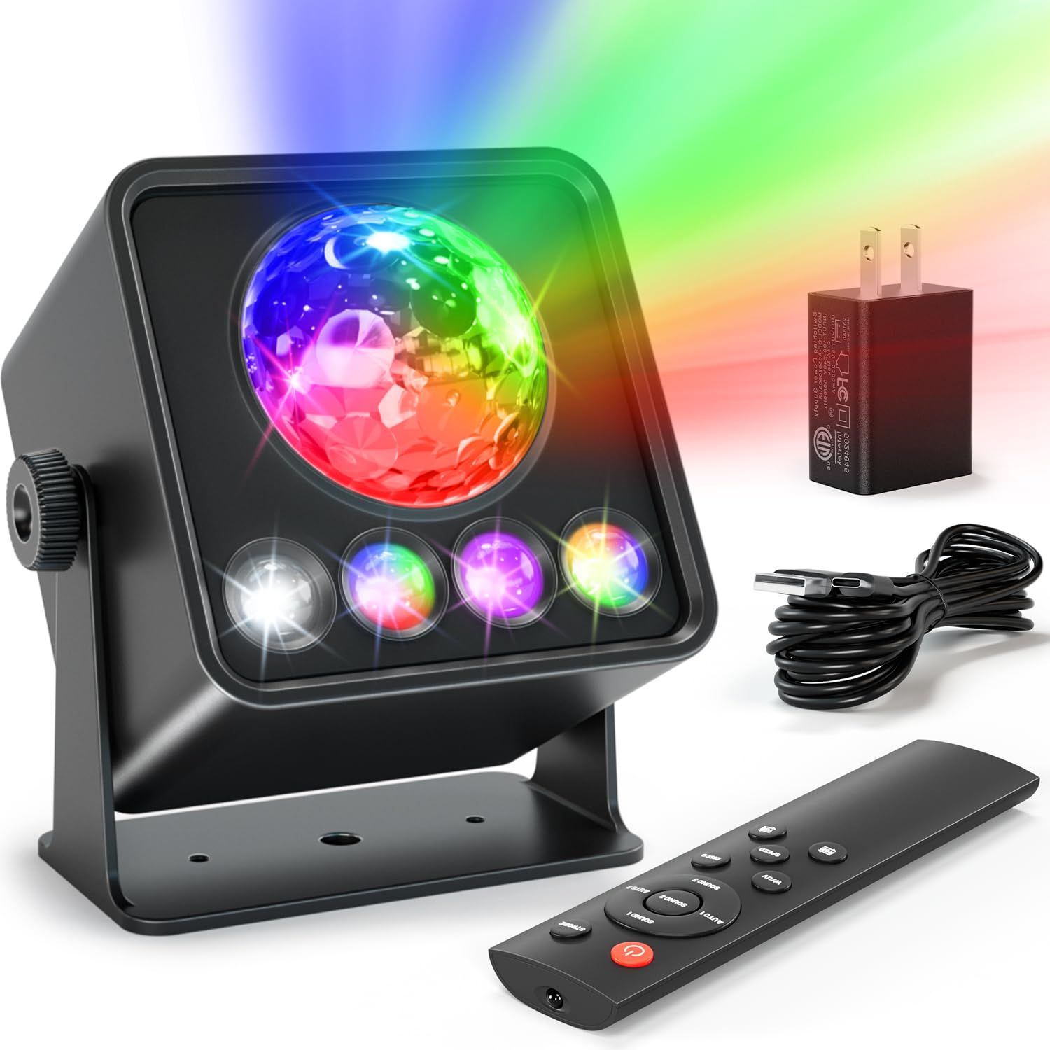 Caivimvn Disco Ball Sunset Projection for warm home ambience