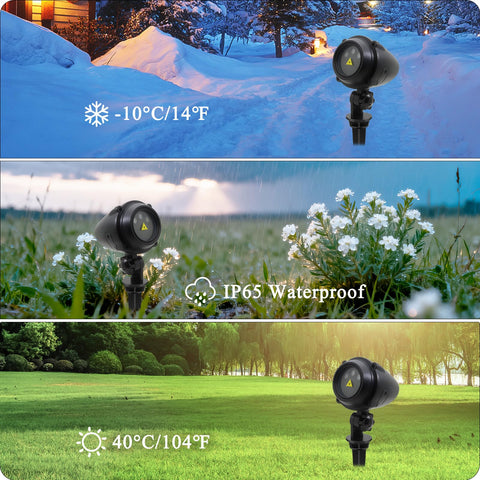CAIYUE weatherproof aluminum housing supports year round outdoor use