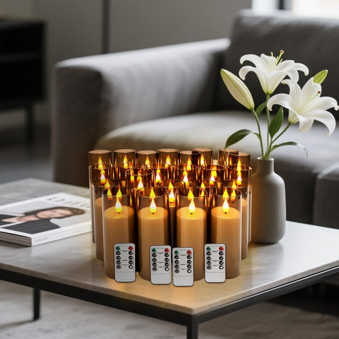CAKETYCG flameless design offers smoke-free decoration for homes with kids or pets.