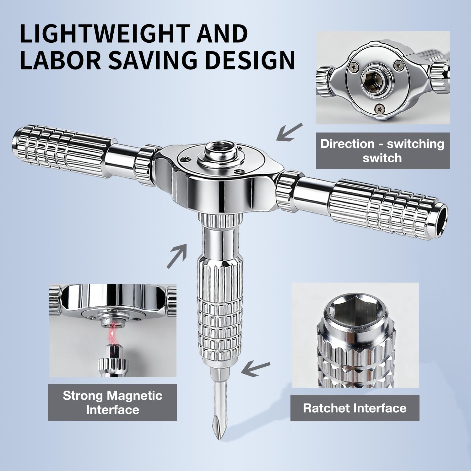 CAKKAGAMA short bits cluster with magnetic retention for precise screws.