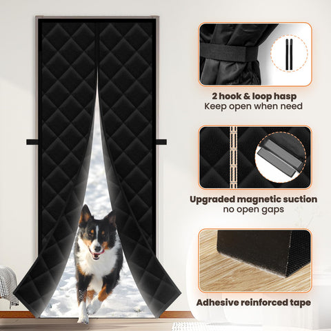 Calanofin folding-screen installation shows quick, easy setup.