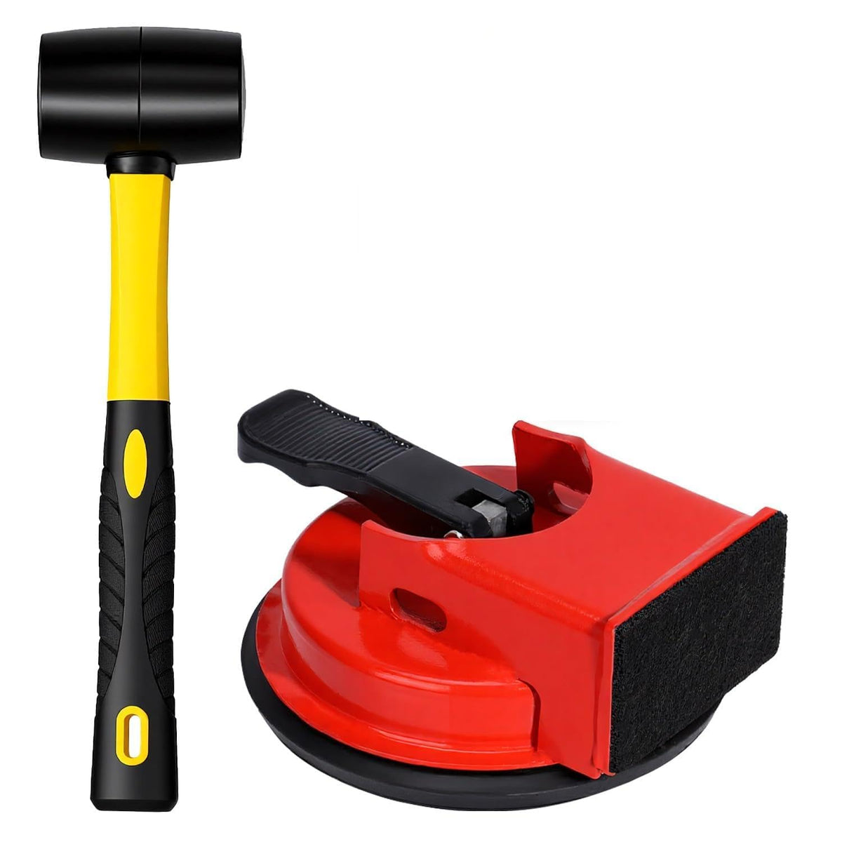 Calanytul Floor Gap Fixer Tool pad close-up shows large surface for precise gaps.