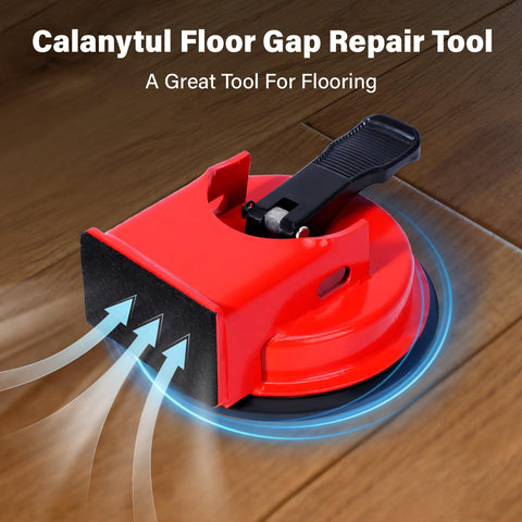 Calanytul Floor Gap Fixer Tool sound-absorbing pad minimizes noise during use.