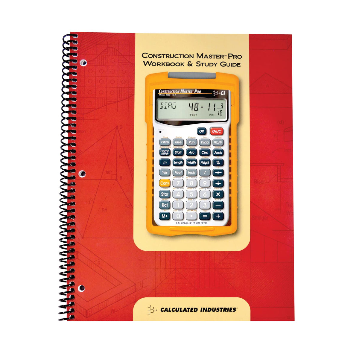 Calculated Industries Construction Master Pro workbook site development focus for accurate distance scaling and area estimation.