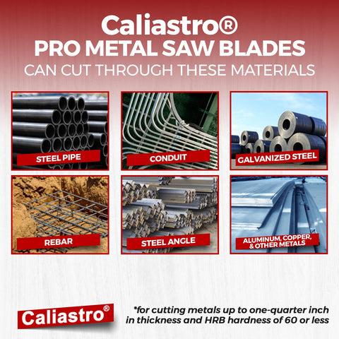 Caliastro 18 TPI blade pack ready for quick metal cutting tasks