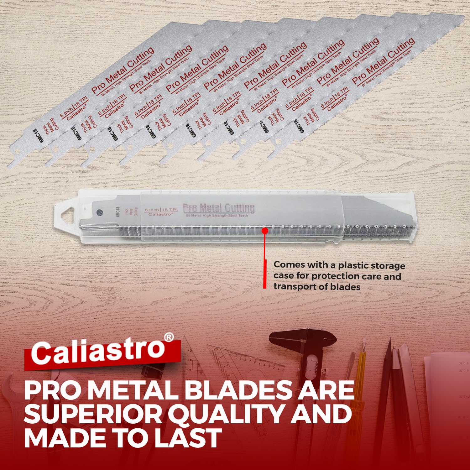 Caliastro blade tackling rebar and angle iron with ease