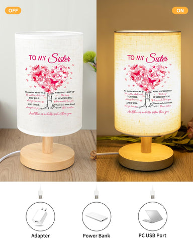 Calibron table lamp soft light glow eases late-night browsing.
