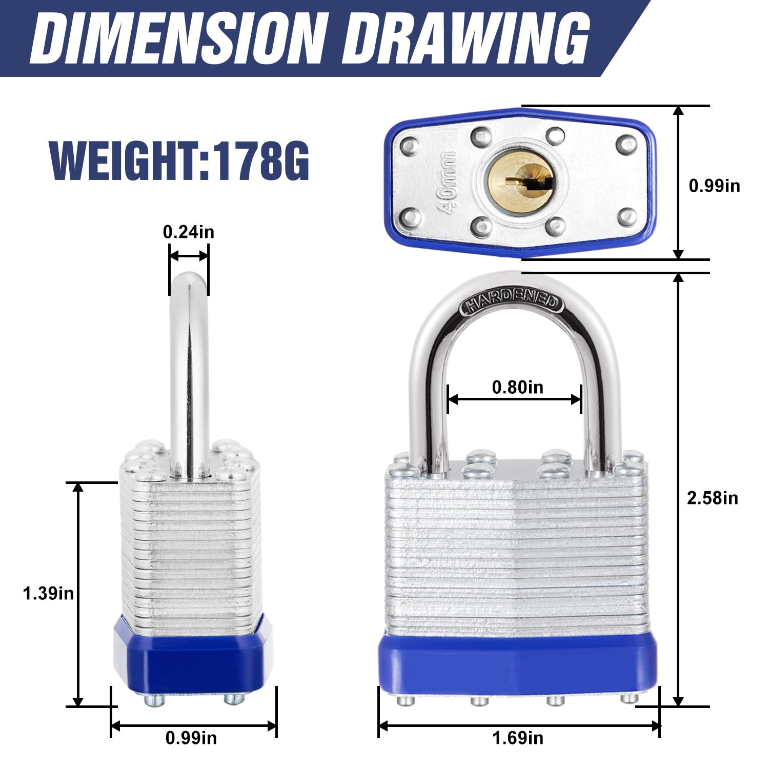 CALIDSUP dual-ball-bearing locking for enhanced pry resistance at home.