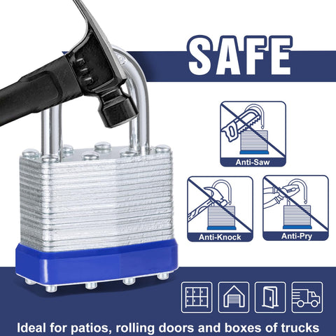 CALIDSUP padlocks in outdoor use withstand weather while keeping tools secure.