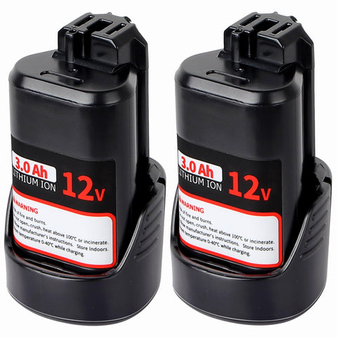Calihutt Bosch 12V battery bat414 2-pack extends runtime for tasks.