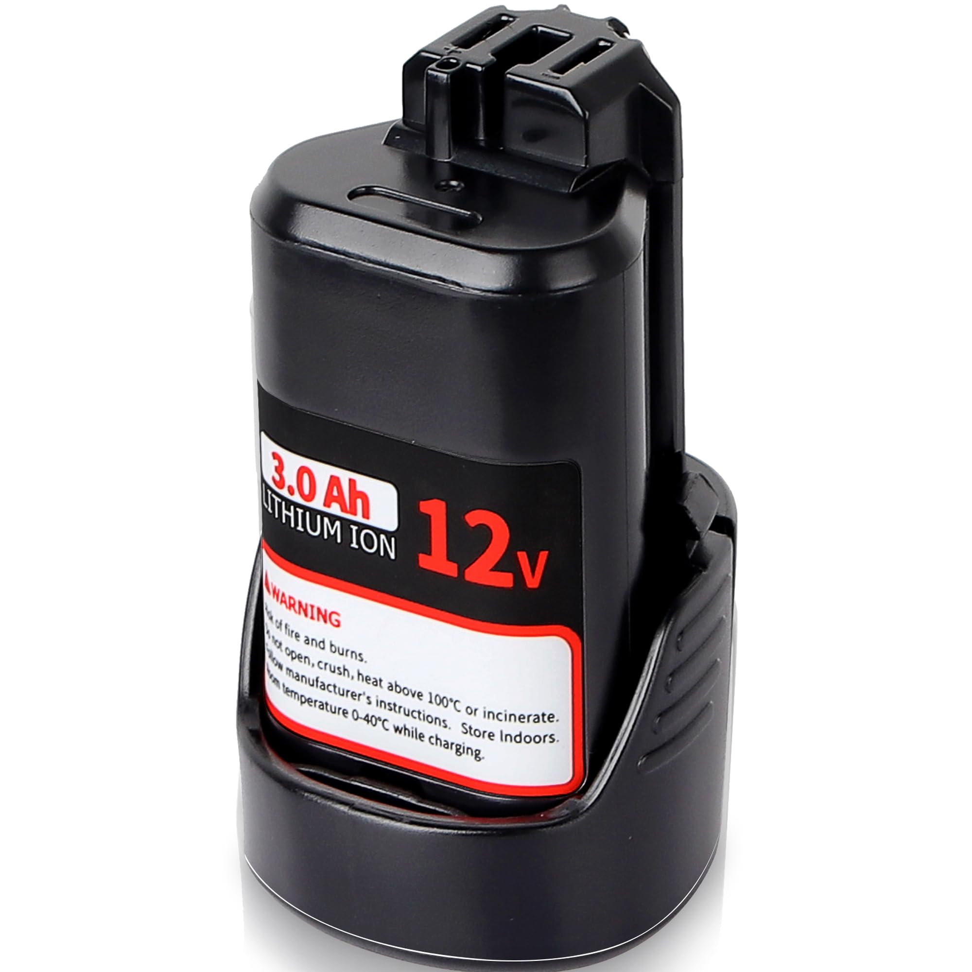 CaliHutt Bosch 12V BAT414 battery front view offering longer run time