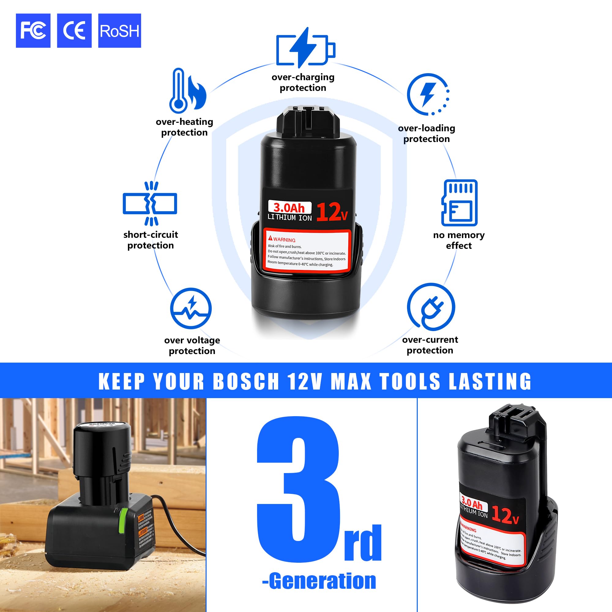 Calihutt battery pack includes safety features and easy swaps.