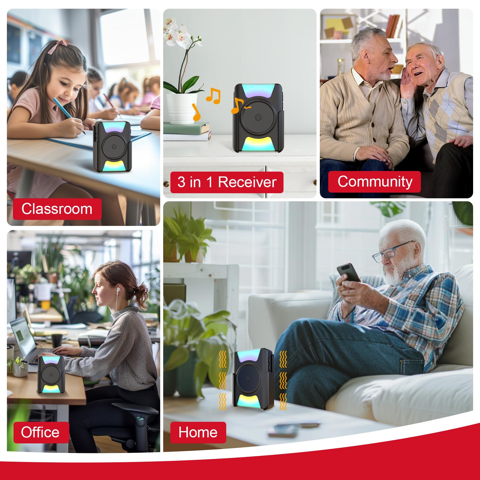 CallToU doorbell ideal for home, office, or classroom use.