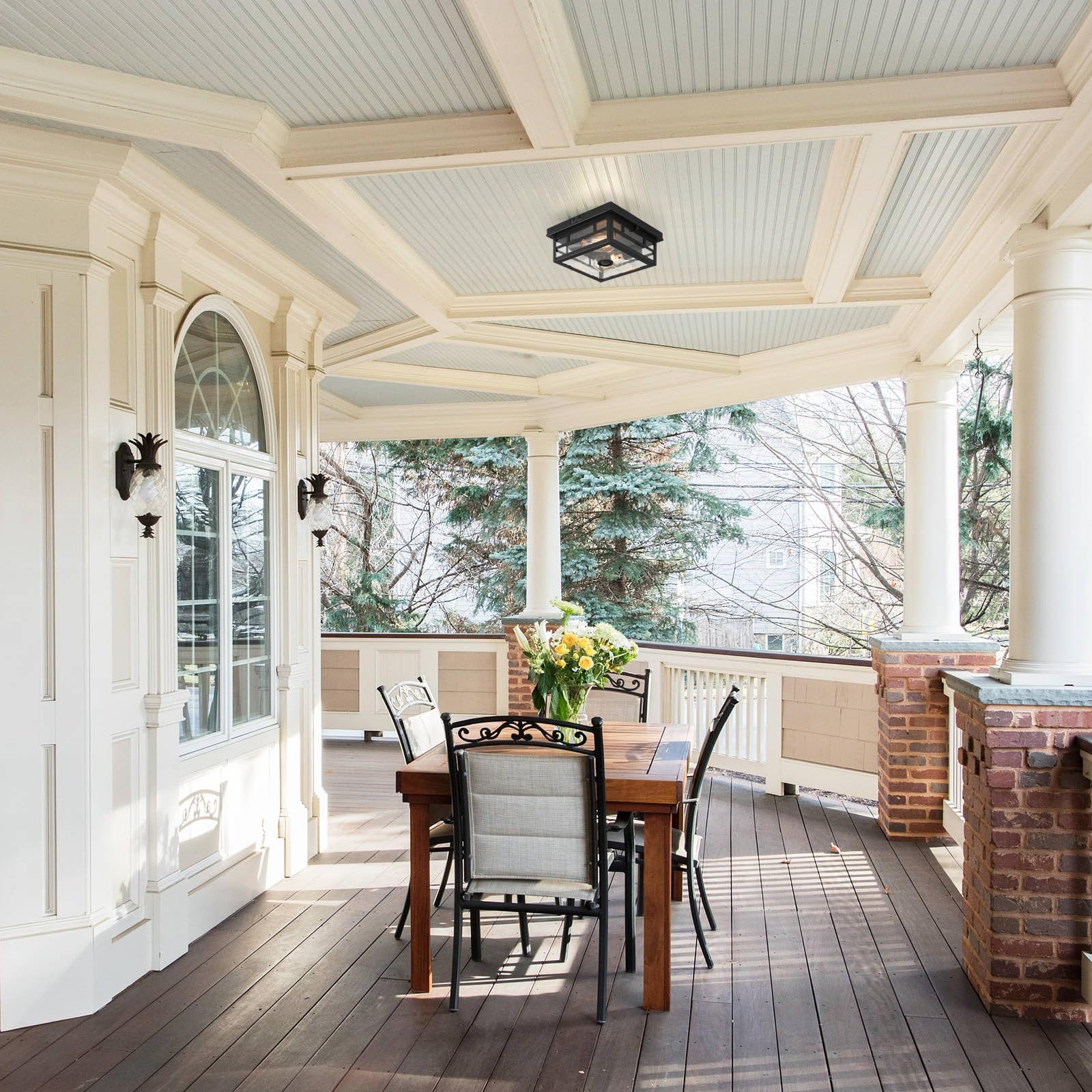 CALOKES 26-foot motion reach lights large entryways reliably
