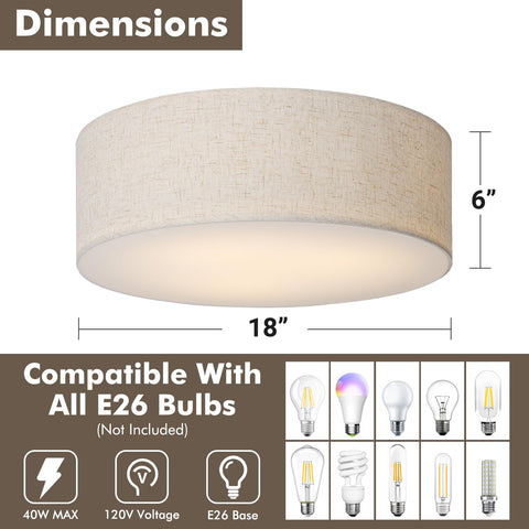 CALOKES three-socket ceiling light assembly for versatile lighting options