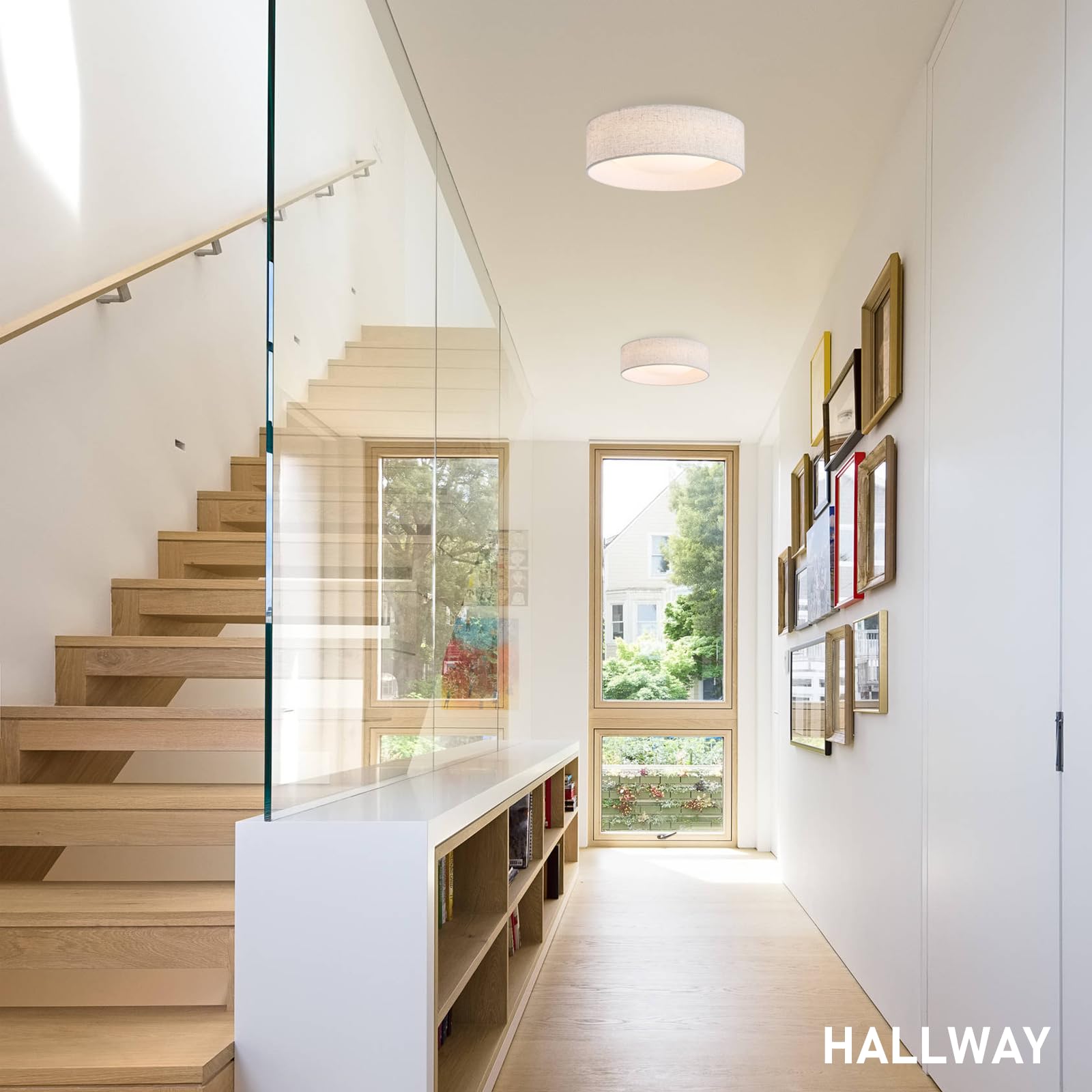 CALOKES fixture covers up to 180 sq ft for small to mid rooms.