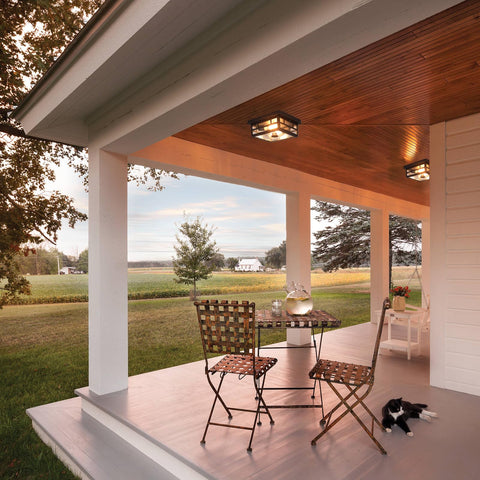 CALOKES damp-area rated outdoor light withstands weather and insects