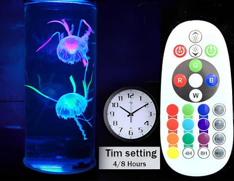  CALOVER Jellyfish Lamp showcases no-maintenance underwater display