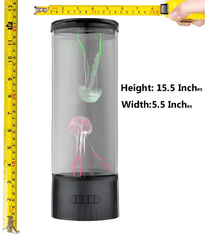 CALOVER Jellyfish Lamp demonstrates water-flow lamp animation with lava tank