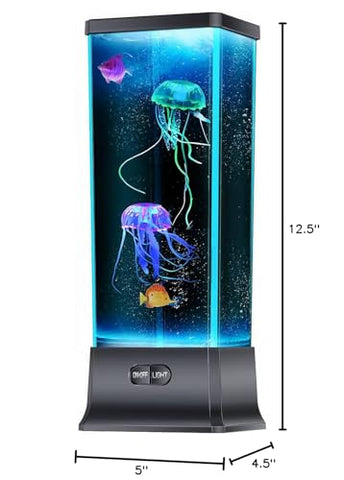 Water-current jellyfish animation from CALOVER Lamp creates underwater illusion with low maintenance.
