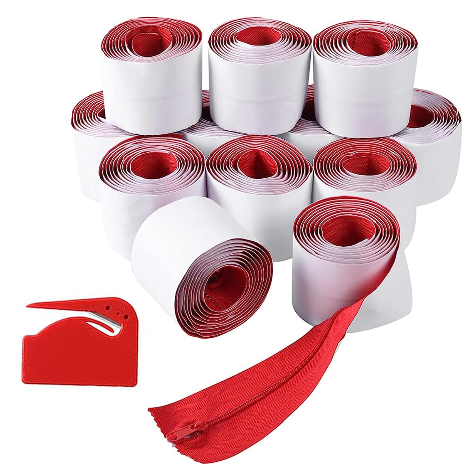 CALPALMY heavy-duty dust zippers 7 ft long for durable dust barrier in workshops.