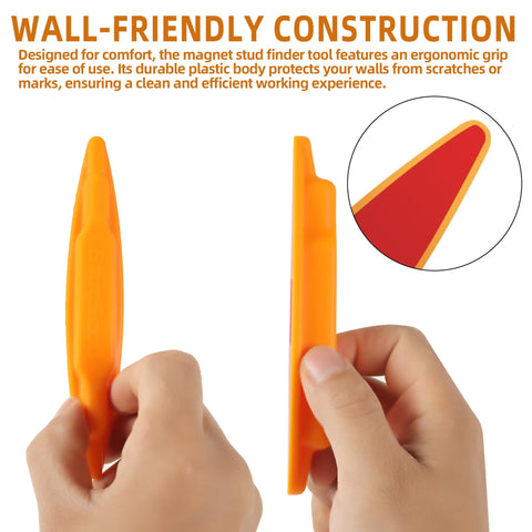 Calvana drywall-wood-metal compatibility speeds locating studs across surfaces.